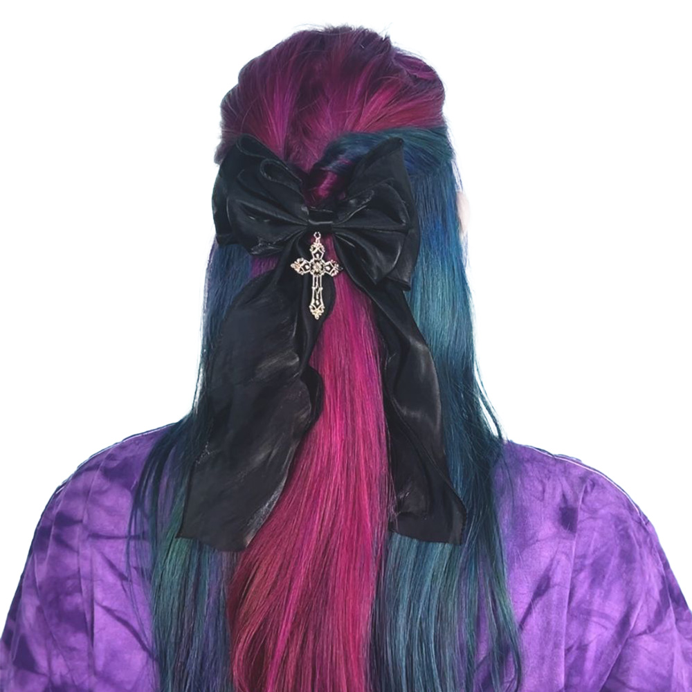 Attitude Hair Dye - Cross Haarschleife - Schwarz